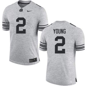 Men's Ohio State Buckeyes #2 Chase Young Gray Nike NCAA College Football Jersey Damping WPR1844KC